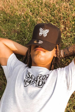 Sacred Smoke Tee - Graphite Black